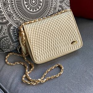 Vintage KOSCHI Gold Leather Purse